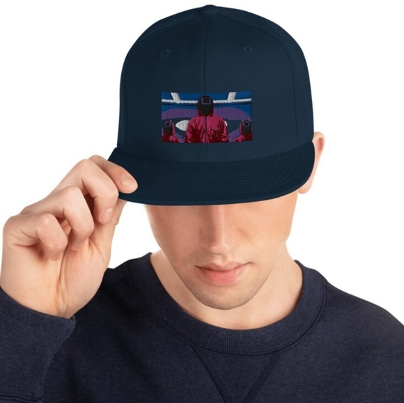 3D Puff "Squid Game" Snapback Hat - Picture 3 of 8